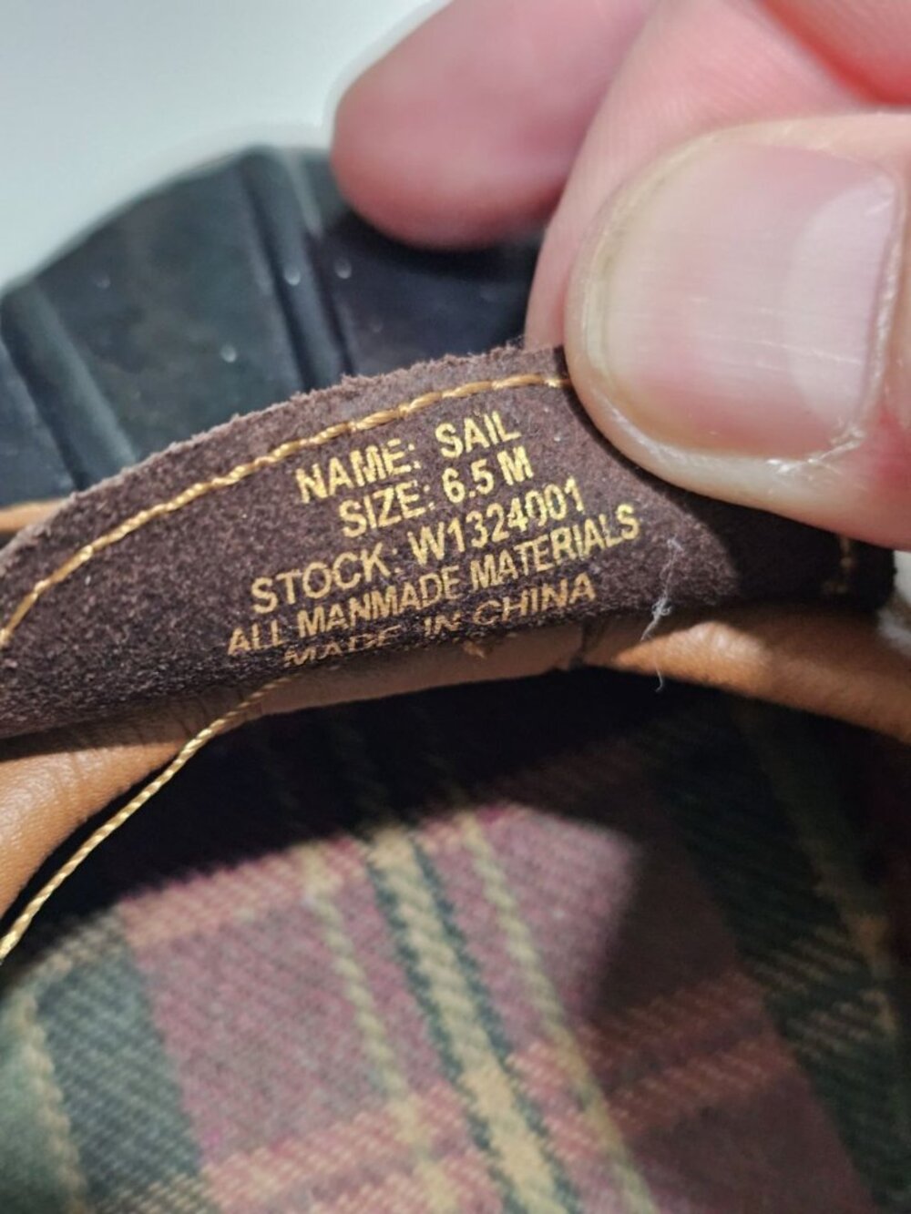 Aquaduck Women 6.5M Duck Shoes Black Tan Plaid Archival Cottagecore Rare Iconic - Picture 7 of 7
